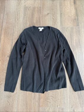 Designers Originals Black V-Neck Button Cardigan